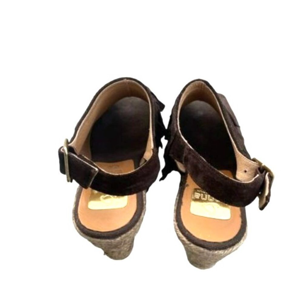 Wedge suede fringe espadrilles - Picture 4 of 4